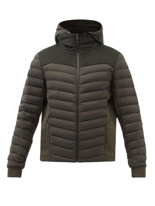 Sease - Warmer Hooded Down Jacket - Mens - Green
