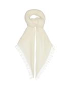 Matchesfashion.com Totme - Fringed Cashmere Blanket Scarf - Womens - White