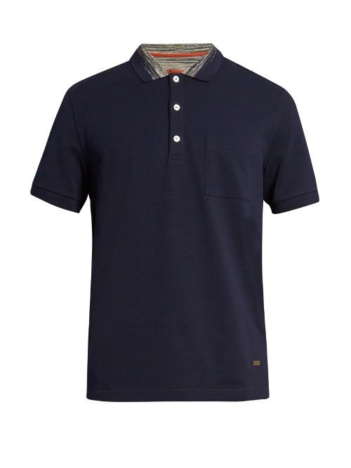 Missoni Patch-pocket Short-sleeved Polo Shirt