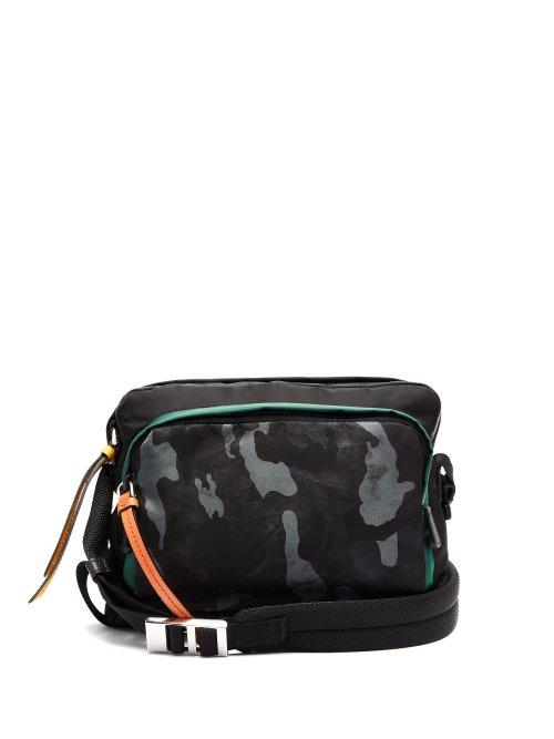 Matchesfashion.com Prada - Camouflage Print Nylon Shoulder Bag - Mens - Multi