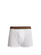 Matchesfashion.com Paul Smith - Artist Stripe Cotton Boxer Shorts - Mens - White