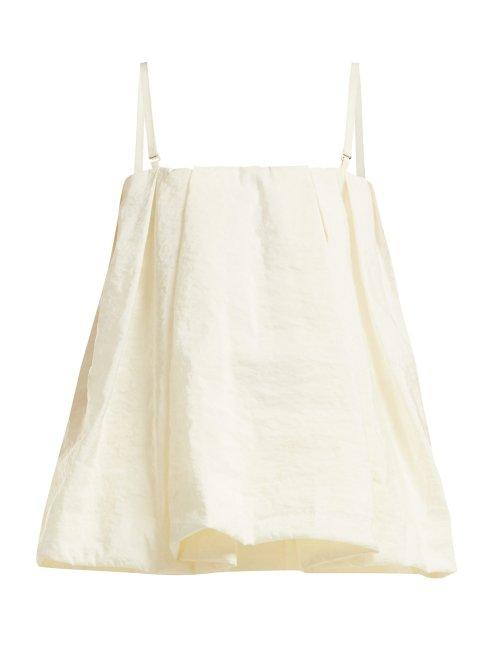 Matchesfashion.com Simone Rocha - Puffed Poplin Blouse - Womens - Light Yellow