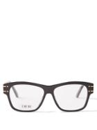 Dior - Diorsignature S1i Rectangle Acetate Glasses - Womens - Black