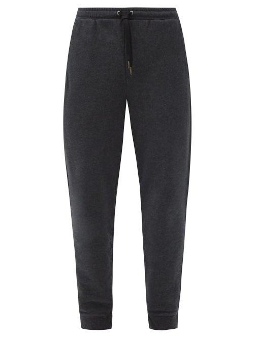 Matchesfashion.com Derek Rose - Devon Drawstring Cotton-jersey Track Pants - Mens - Grey
