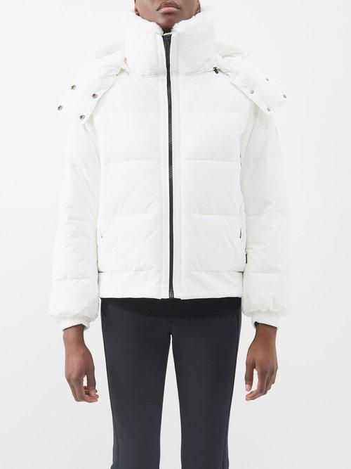 Fusalp - Dolores Hooded Down Ski Jacket - Womens - White
