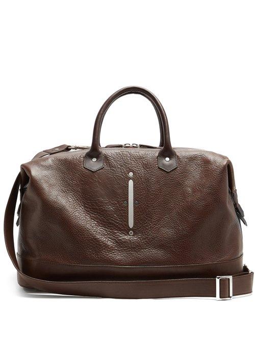 Matchesfashion.com Passavant And Lee - Scier Edition Weekender - Mens - Dark Brown