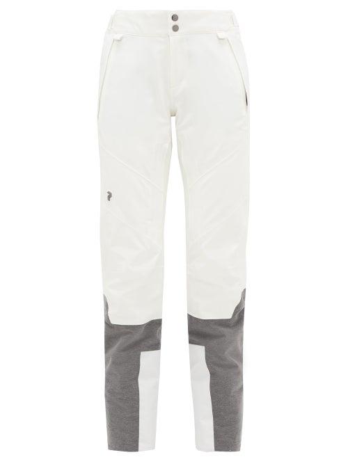 Matchesfashion.com Peak Performance - Valearo Bi-colour Ski Trousers - Womens - White