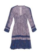 Rebecca Taylor Static-print Silk-chiffon Dress