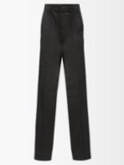Saint Laurent - High-rise Flared Jeans - Womens - Black