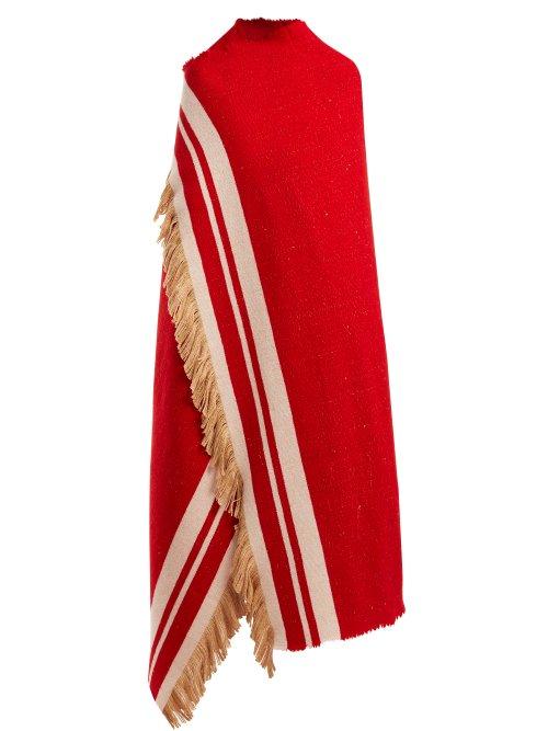 Matchesfashion.com Isabel Marant - Silk Blend Wrap Scarf - Womens - Red