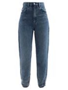 Isabel Marant Toile - Ticosy Tapered Wide-leg Jeans - Womens - Mid Denim