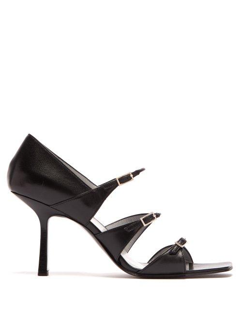 Matchesfashion.com The Row - Leather Sandals - Womens - Black