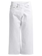 Mm6 By Maison Margiela Cropped Boyfriend Jeans