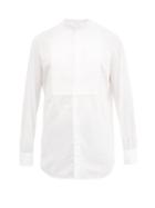 Matchesfashion.com Bourrienne Paris X - Heritage Square-bib Cotton-blend Shirt - Mens - White