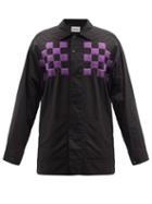 Matchesfashion.com Noma T.d. - Checker Embroidered Cotton Jacket - Mens - Black