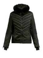 Matchesfashion.com Toni Sailer - Mila Fur Trimmed Quilted Ski Jacket - Womens - Dark Green