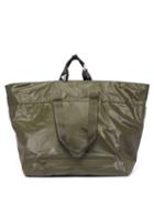 Matchesfashion.com Adidas By Stella Mccartney - Oversized Logo Print Tote Bag - Womens - Dark Green