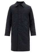Matchesfashion.com The Row - Toby Wool-blend Twill Overcoat - Mens - Navy