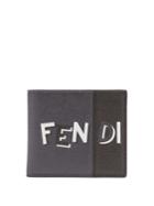 Fendi Shadow Logo-print Bi-fold Leather Wallet