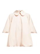 Matchesfashion.com Simone Rocha - Peter Pan Collar Taffeta Blouse - Womens - Pink