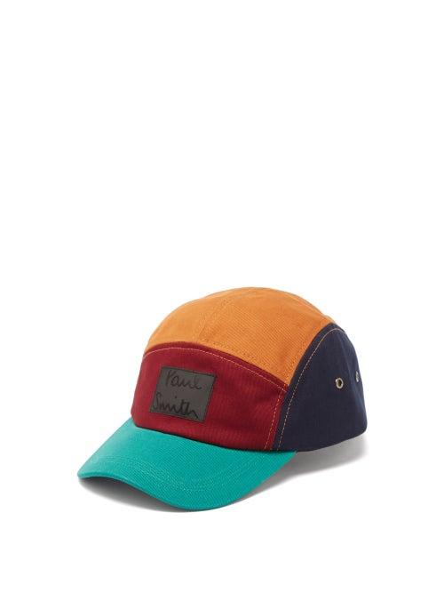 Paul Smith - Colour-block Cotton Baseball Cap - Mens - Red