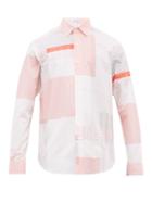 Matchesfashion.com Loewe - Logo Print Cotton Shirt - Mens - White Multi