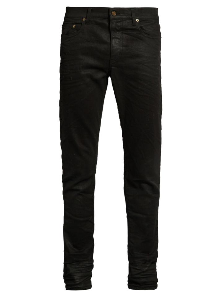 Saint Laurent Coated Skinny Jeans