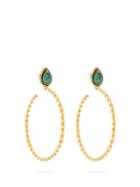 Sylvia Toledano Malachite And Gold-plated Earrings
