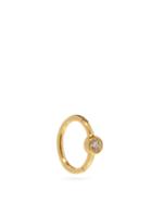Matchesfashion.com Maria Tash - Diamond & 18kt Gold Single Huggie Earring - Womens - Yellow Gold
