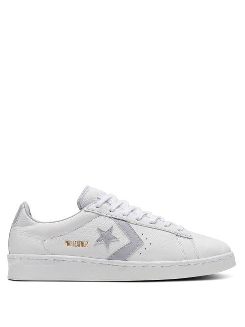 Matchesfashion.com Converse - Pro Leather Leather Trainers - Mens - Grey White