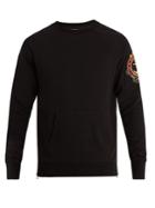 Balmain Crest-embroidered Cotton-jersey Sweatshirt