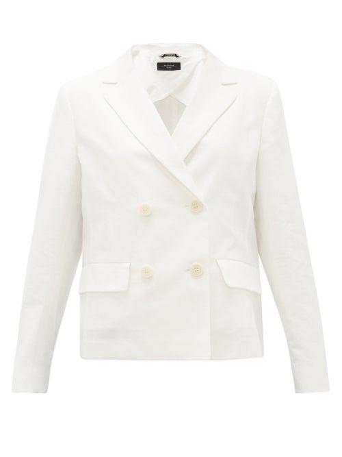 Matchesfashion.com Weekend Max Mara - Mela Jacket - Womens - White