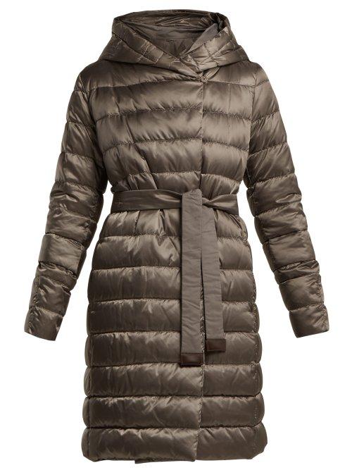 Matchesfashion.com S Max Mara - Novef Coat - Womens - Dark Grey