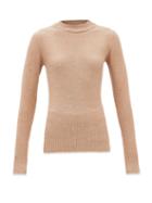 Falke - High-neck Patch-pocket Wool-blend Sweater - Womens - Camel