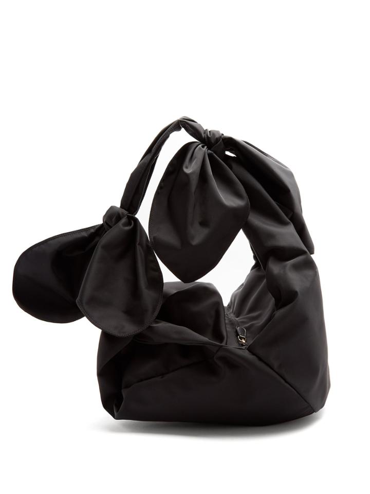 Simone Rocha Bow-tied Faille Shoulder Bag