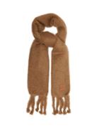 Matchesfashion.com Loewe - Mohair And Wool Blend Scarf - Womens - Camel