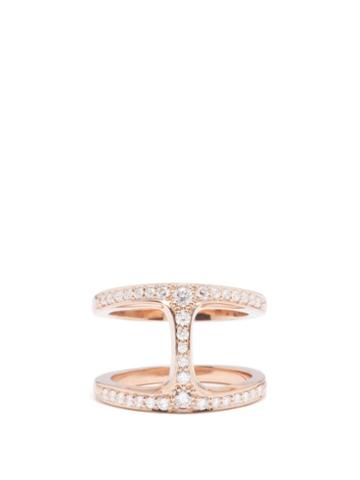 Hoorsenbuhs - Dame Phantom Diamond & 18kt Rose-gold Ring - Womens - Rose Gold