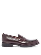 Matchesfashion.com Burberry - Emile Leather Penny Loafers - Mens - Burgundy