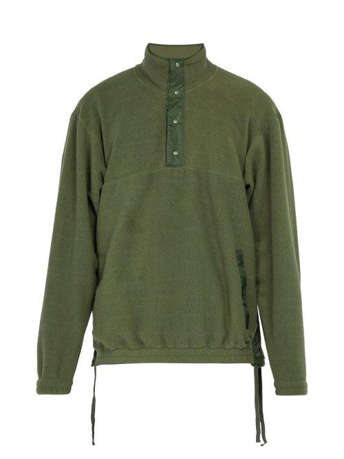 Matchesfashion.com Faith Connexion - Fleece Sweatshirt - Mens - Khaki