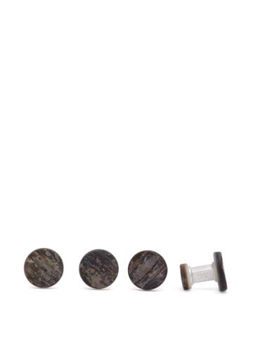 Samuel Gassmann Mother Of Pearl Tuxedo Studs