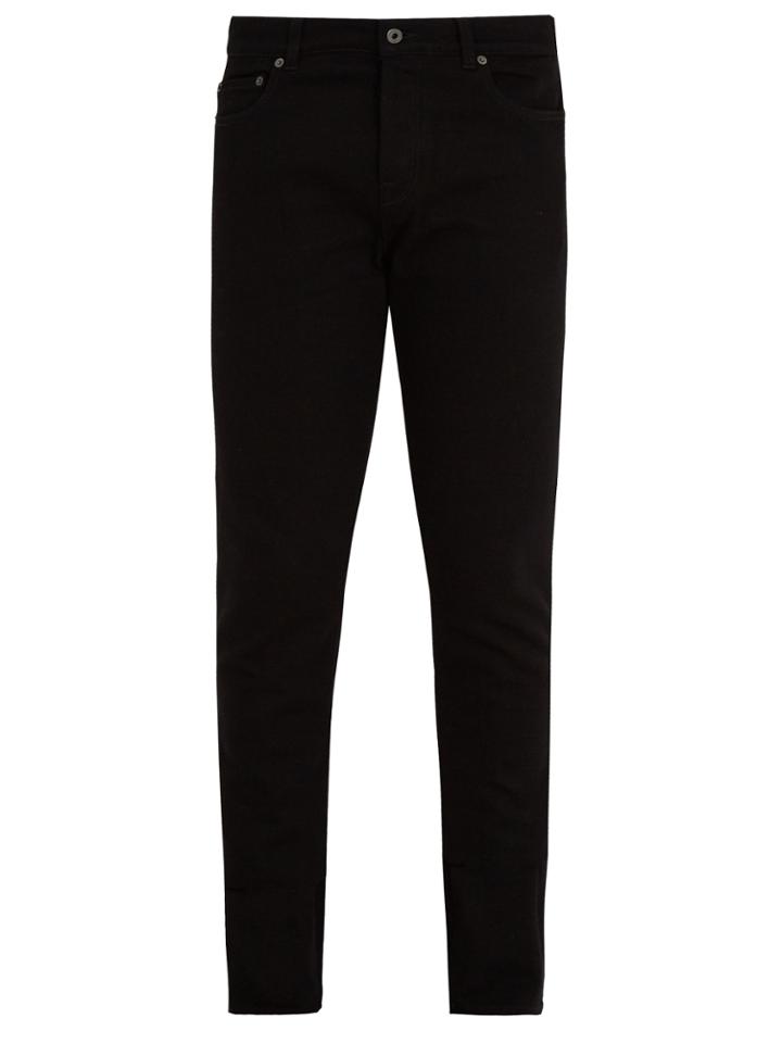 Valentino Skinny Stretch-cotton Twill Chino Trousers