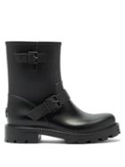 Jimmy Choo - Rubber Biker Boots - Womens - Black