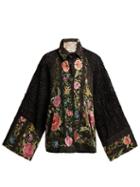 Matchesfashion.com By Walid - Marion Embroidered 19th Century Silk Jacket - Womens - Pink