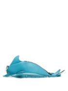 Matchesfashion.com Loewe Paula's Ibiza - Dolphin Mini Leather Cross-body Bag - Womens - Blue Multi