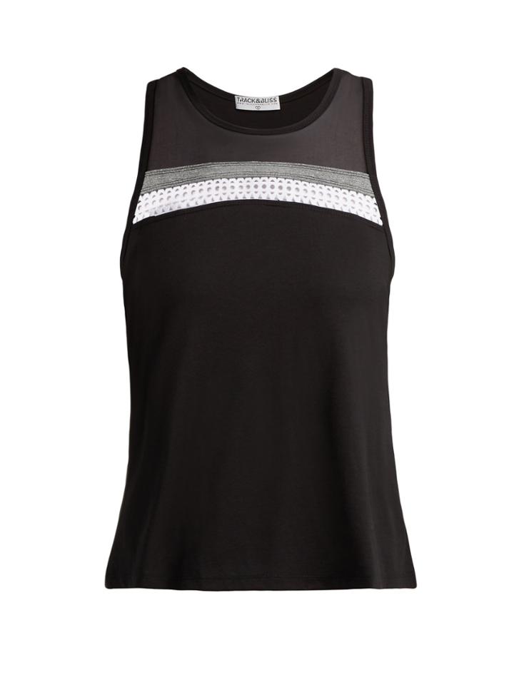 Track & Bliss Training Days Laser-cut Tank Top
