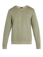 Matchesfashion.com The Upside - Redford Cotton Sweatshirt - Mens - Dark Green