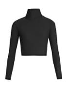 Salt Gypsy High-neck Cropped Performance Rash-guard Top