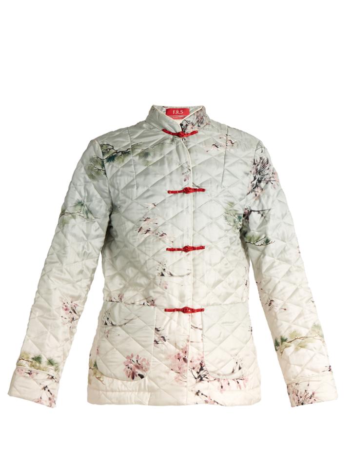 F.r.s - For Restless Sleepers Giapeto Japanese-print Silk Jacket