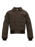 Matchesfashion.com Phipps - Patrol Organic Cotton Bomber Jacket - Mens - Dark Grey