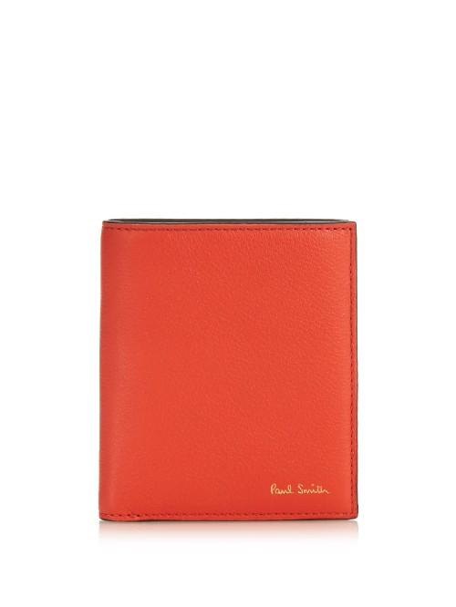Paul Smith Grained-leather Bi-fold Wallet